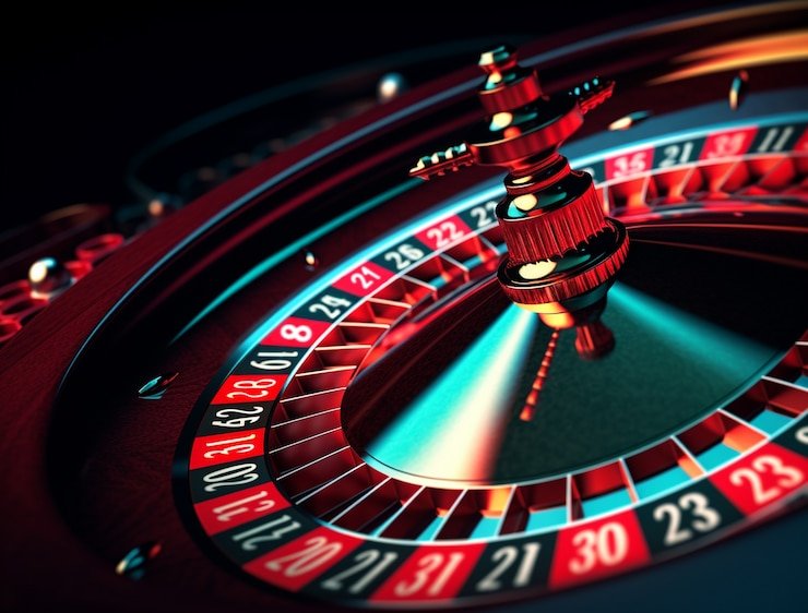 Chip taruhan di French Roulette